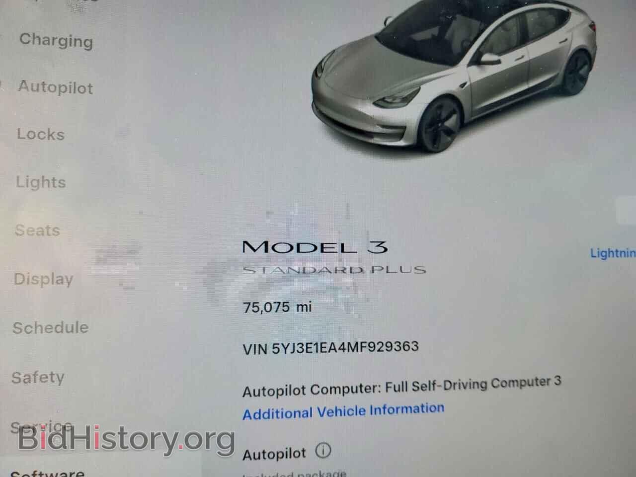 2021 TESLA MODEL 3 - VIN: 5YJ3E1EA4MF929363 - Photo 9