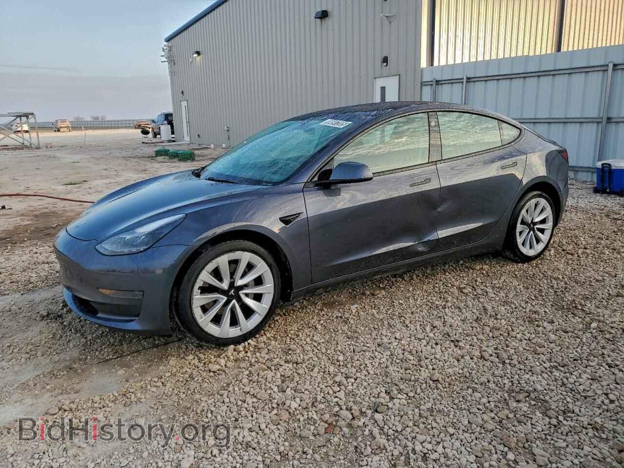Photo 5YJ3E1EA5NF285986 - TESLA MODEL 3 2022
