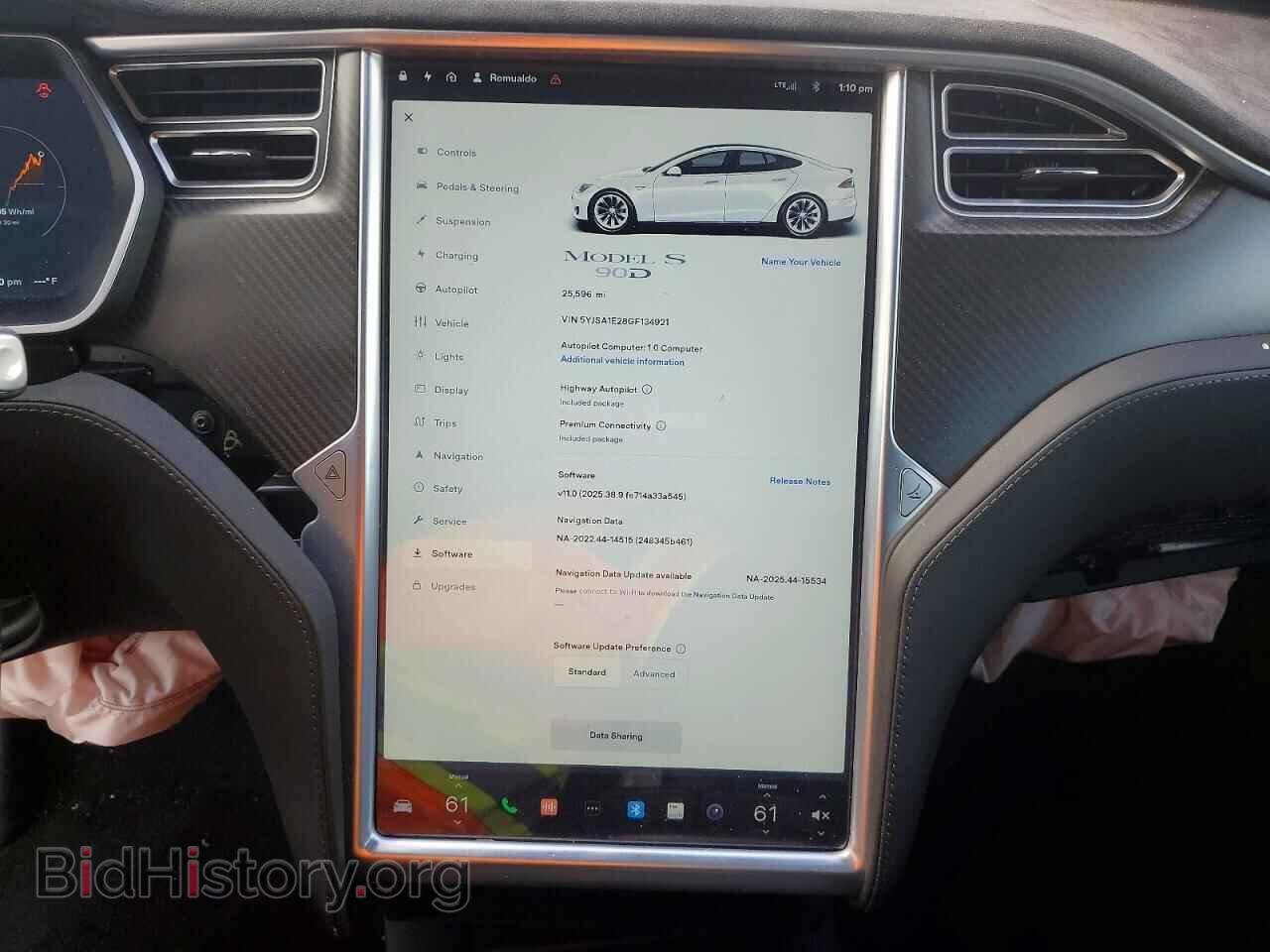 2016 TESLA MODEL S - VIN: 5YJSA1E28GF134921 - Photo 9