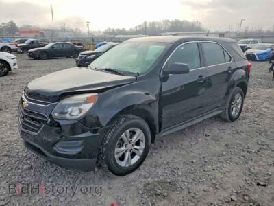 2017 Chevrolet EQUINOX LS, черный — VIN 2GNALBEK4H1598778, Copart