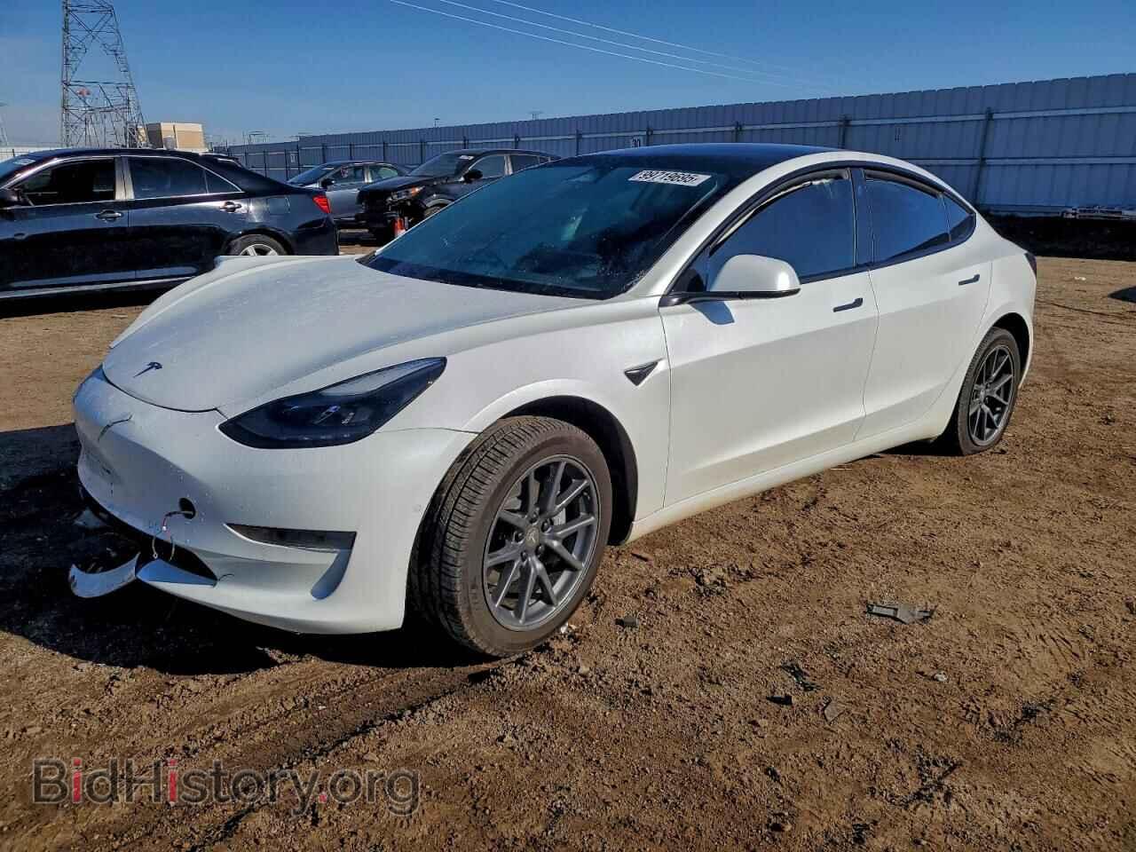Photo 5YJ3E1EA5NF122268 - TESLA MODEL 3 2022