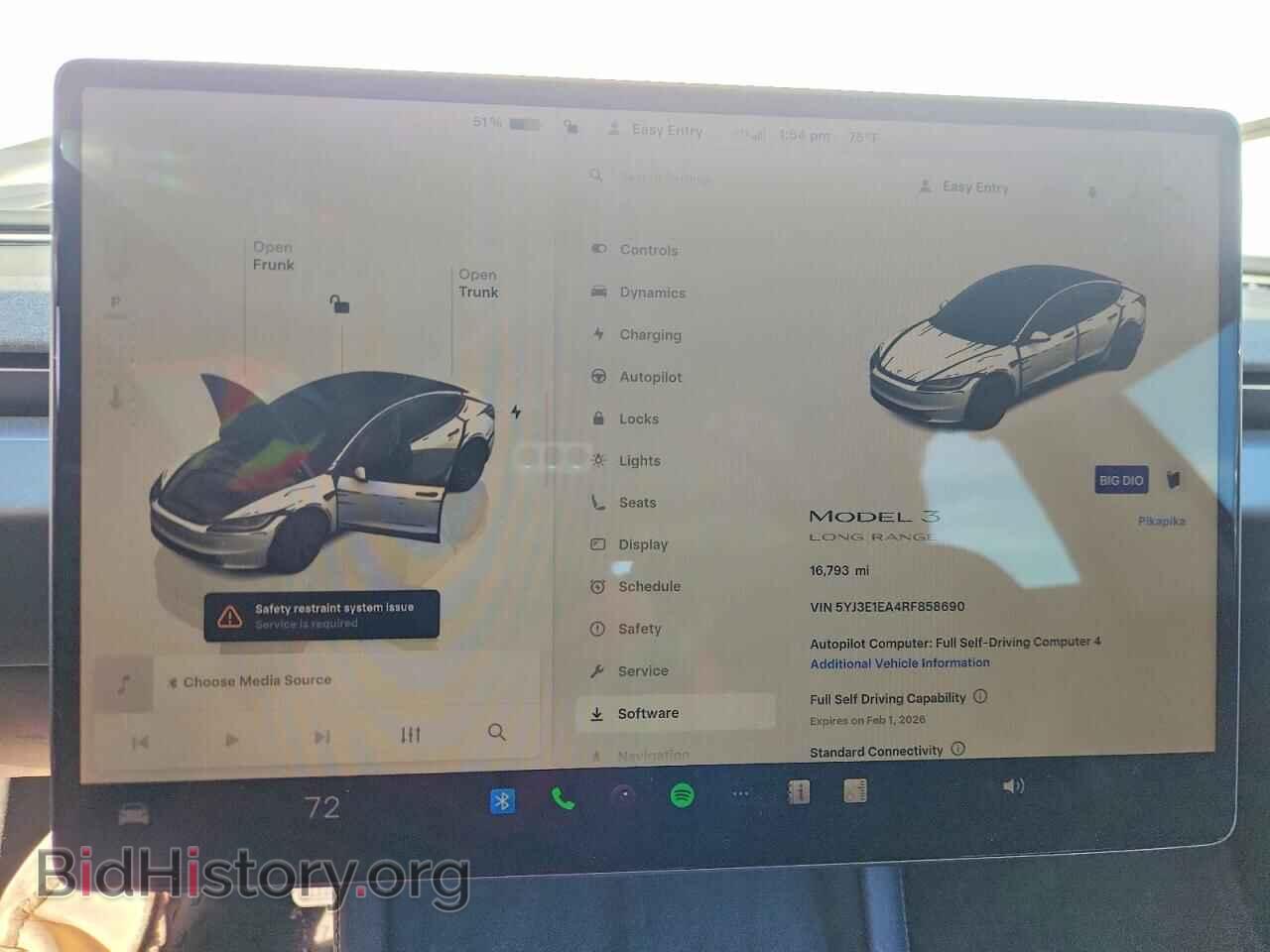 2024 TESLA MODEL 3 - VIN: 5YJ3E1EA4RF858690 - Photo 9