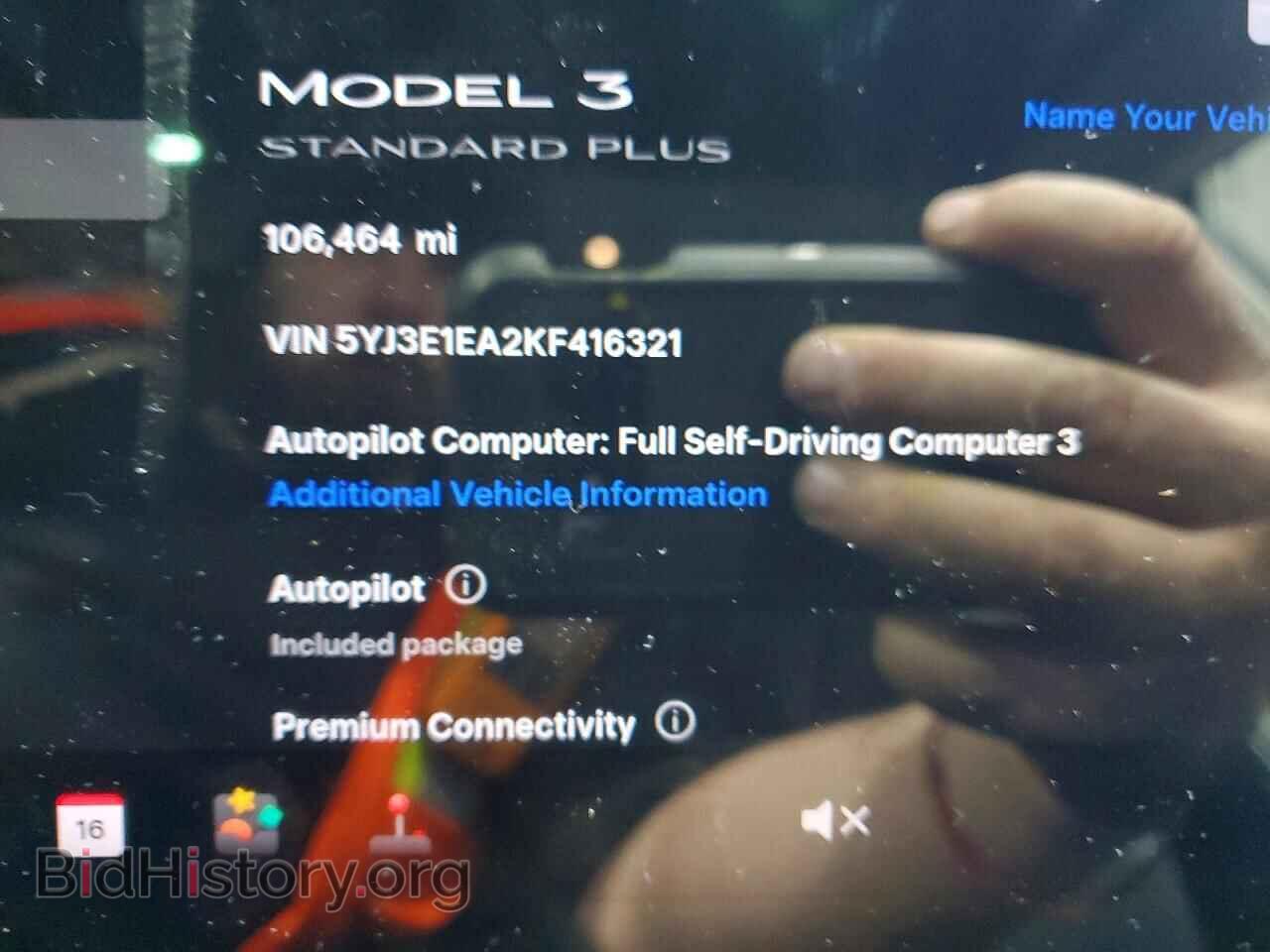 2019 TESLA MODEL 3 - VIN: 5YJ3E1EA2KF416321 - Photo 12