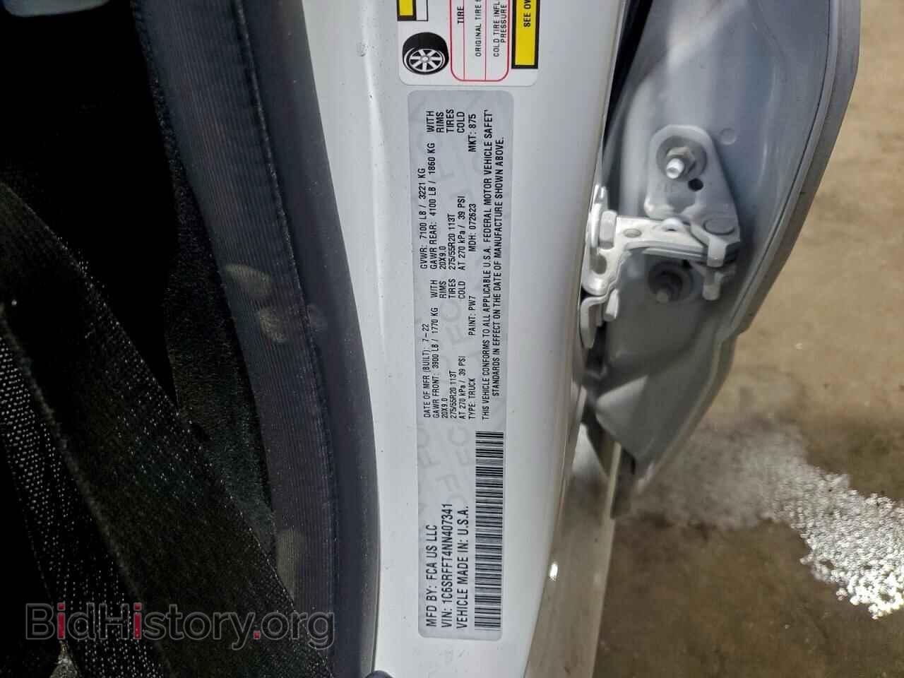 2022 RAM 1500 - VIN: 1C6SRFFT4NN407341 - Фото 12