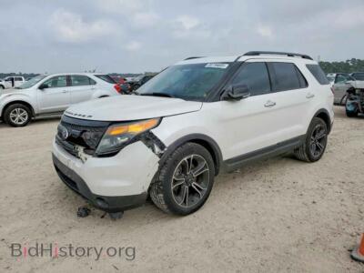 2014 Ford EXPLORER SPORT, white — VIN 1FM5K8GT6EGB73031, Copart