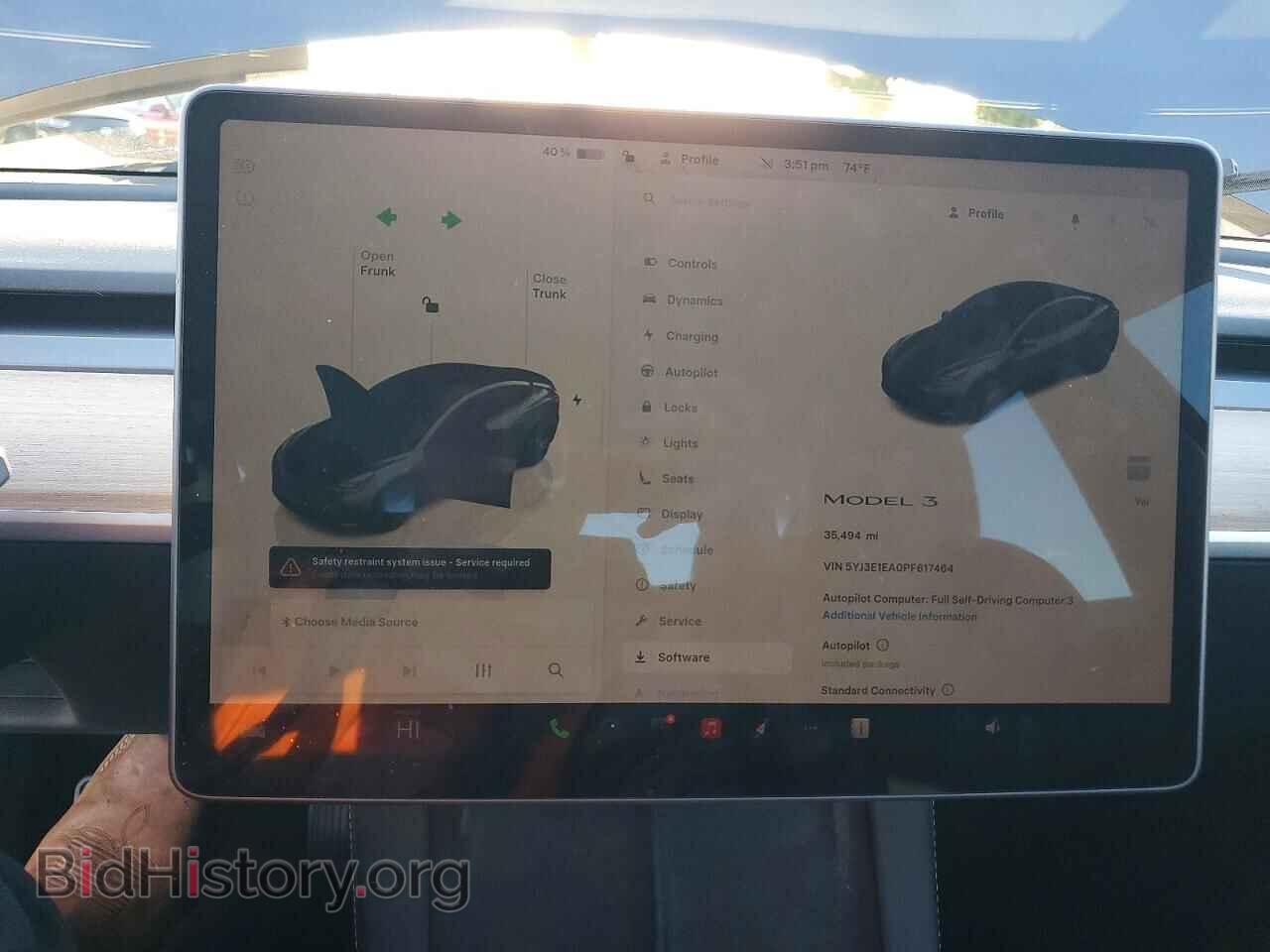 2023 TESLA MODEL 3 - VIN: 5YJ3E1EA0PF617464 - Photo 9