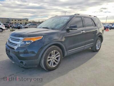 2014 Ford EXPLORER XLT, black — VIN 1FM5K7D88EGA12481, Copart