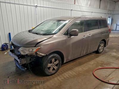 2014 Nissan QUEST S, серый — VIN JN8AE2KPXE9105633, Copart