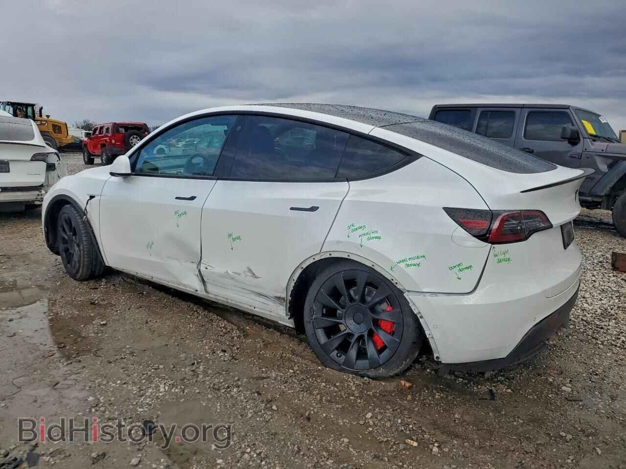 2021 TESLA MODEL Y - VIN: 5YJYGDEE1MF190277 - Фото 2