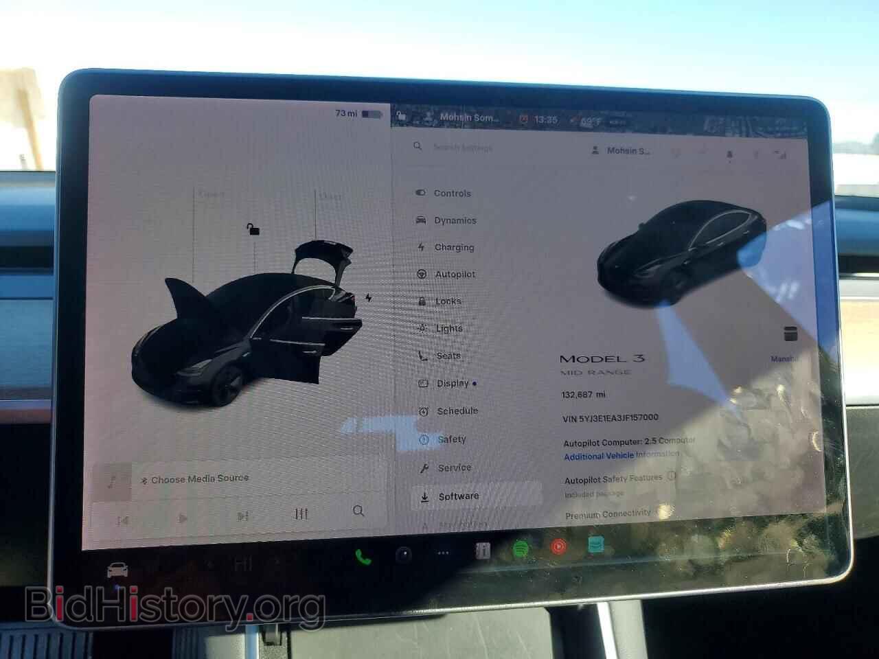 2018 TESLA MODEL 3 - VIN: 5YJ3E1EA3JF157000 - Photo 9