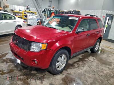 2010 Ford ESCAPE XLT, burgundy — VIN 1FMCU0D78AKB41666, Copart