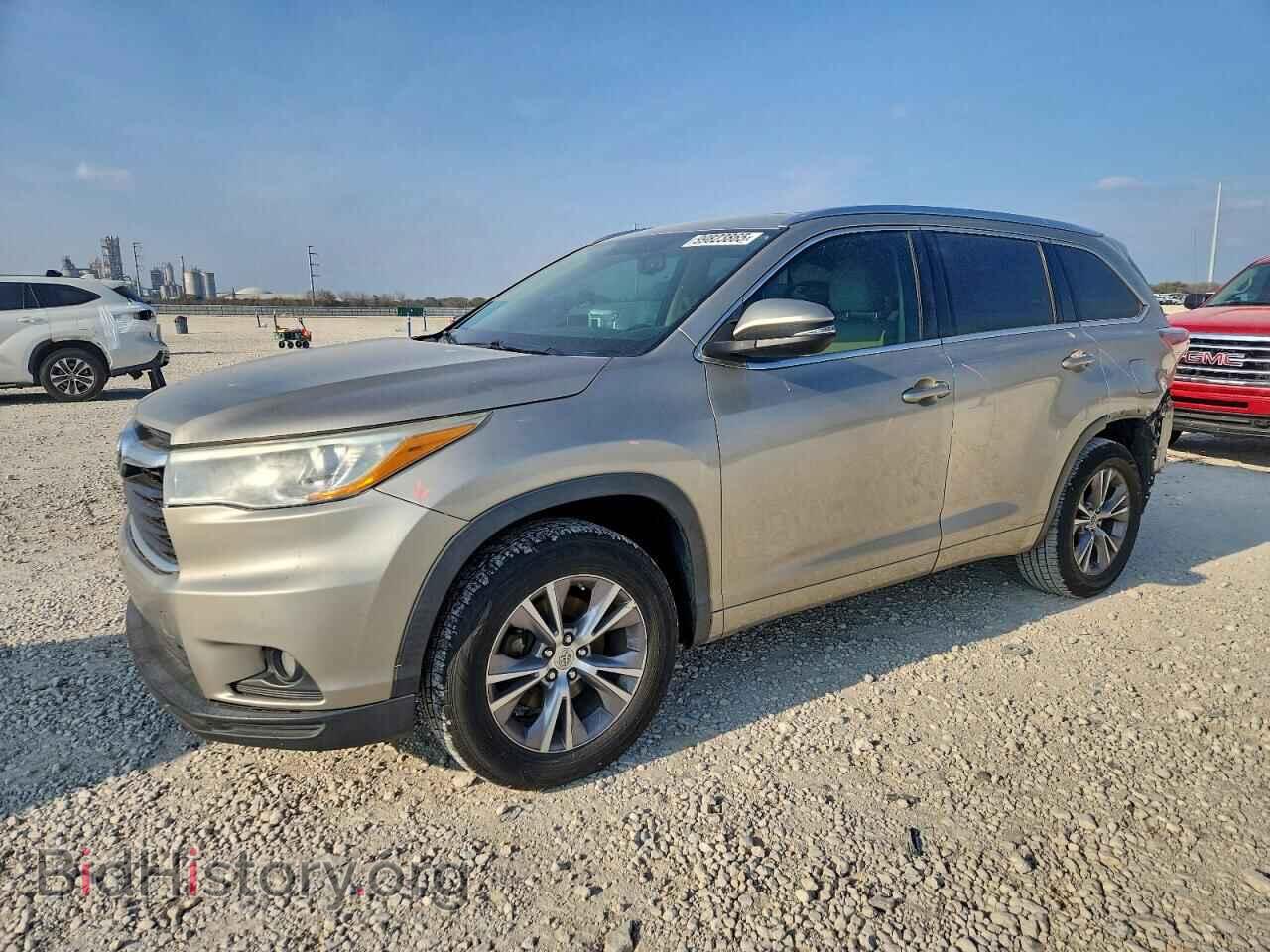 Photo 5TDKKRFH4FS045906 - TOYOTA HIGHLANDER 2015