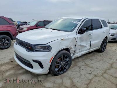 2021 Dodge DURANGO GT, белый — VIN 1C4RDJDG8MC852433, Copart