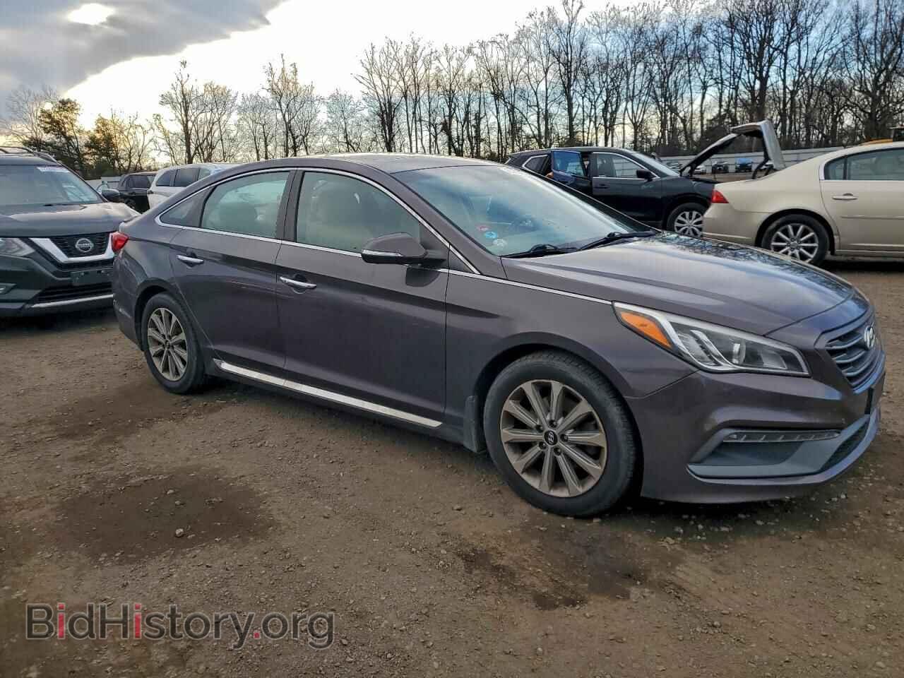 2017 HYUNDAI SONATA - VIN: 5NPE34AF6HH465310 - Фото 4