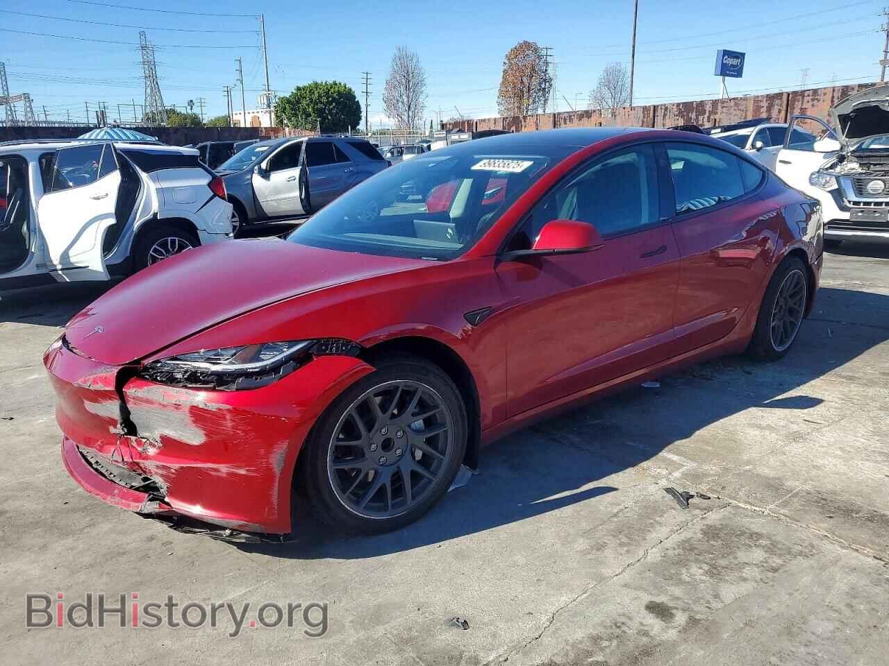Photo 5YJ3E1EA8RF829029 - TESLA MODEL 3 2024