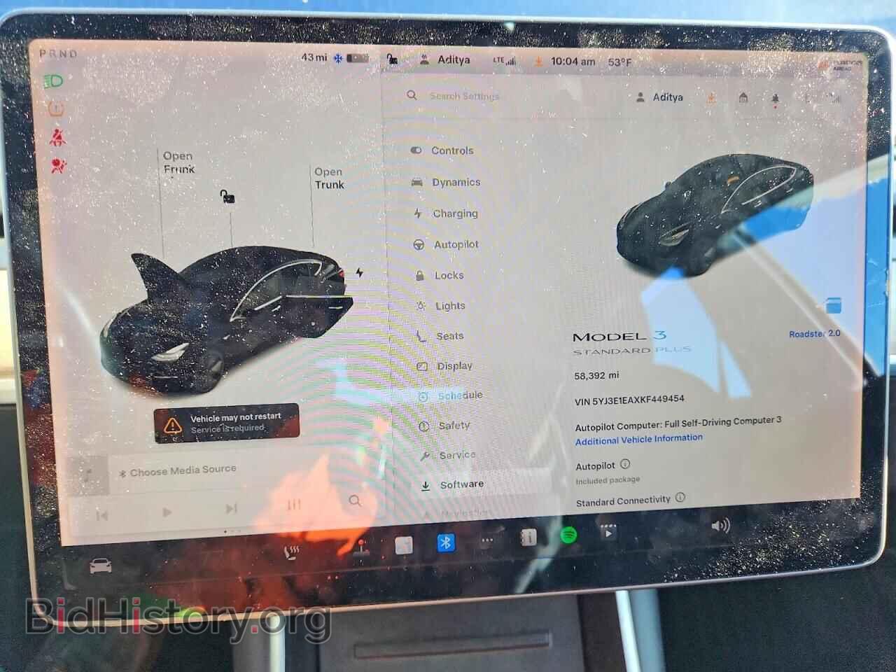 2019 TESLA MODEL 3 - VIN: 5YJ3E1EAXKF449454 - Фото 9