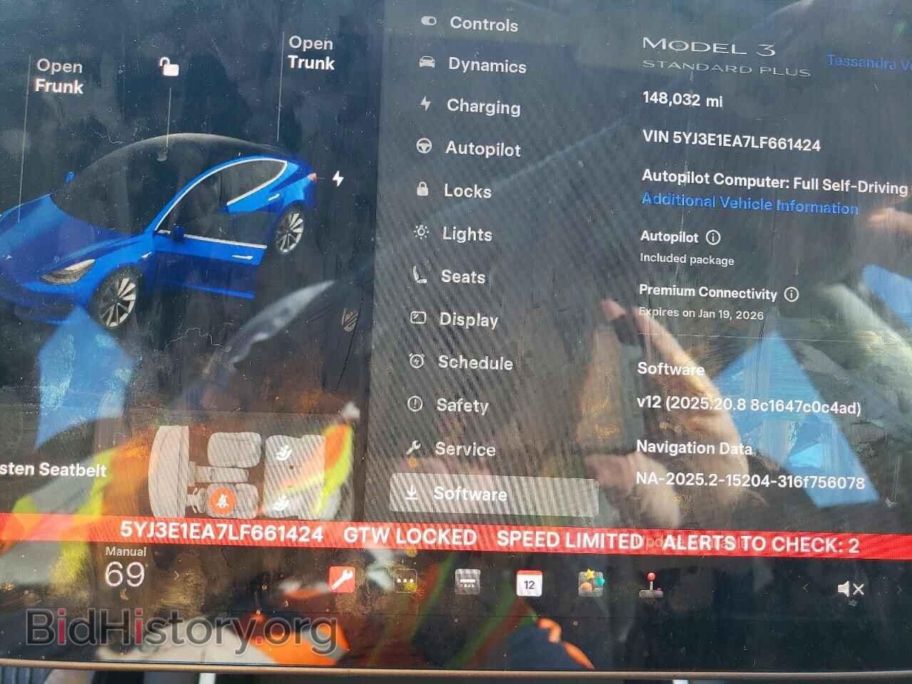 2020 TESLA MODEL 3 - VIN: 5YJ3E1EA7LF661424 - Photo 9