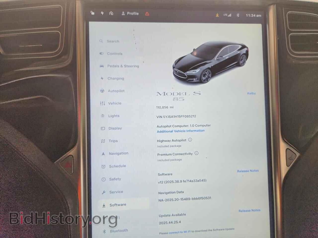 2015 TESLA MODEL S - VIN: 5YJSA1H15FF085212 - Photo 9