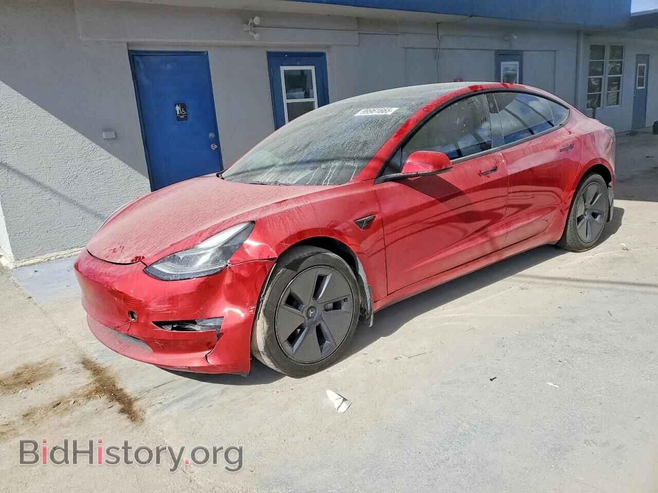 Photo 5YJ3E1EB5NF334449 - TESLA MODEL 3 2022