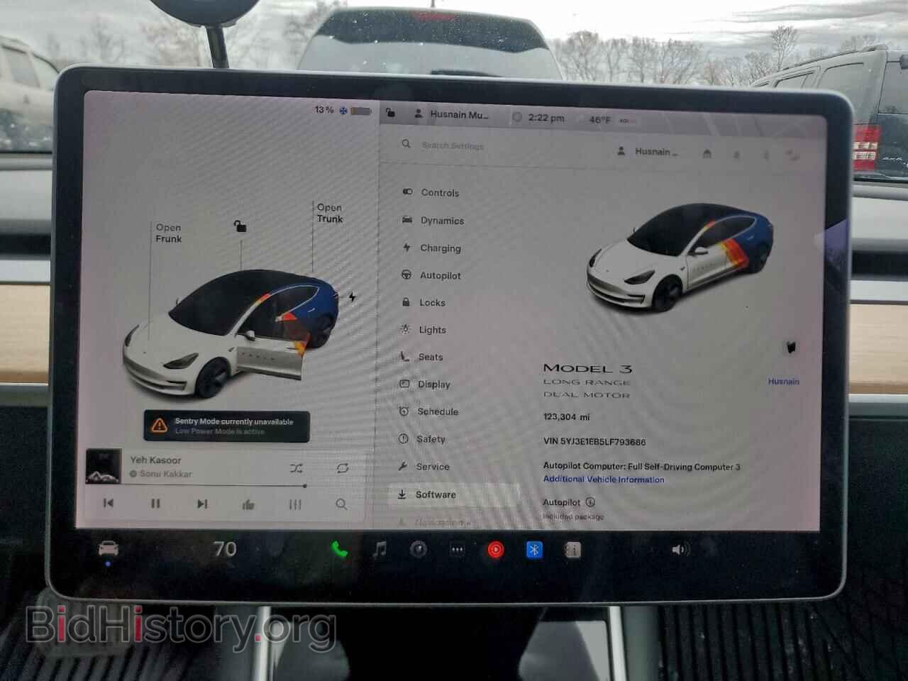 2020 TESLA MODEL 3 - VIN: 5YJ3E1EB5LF793686 - Фото 9