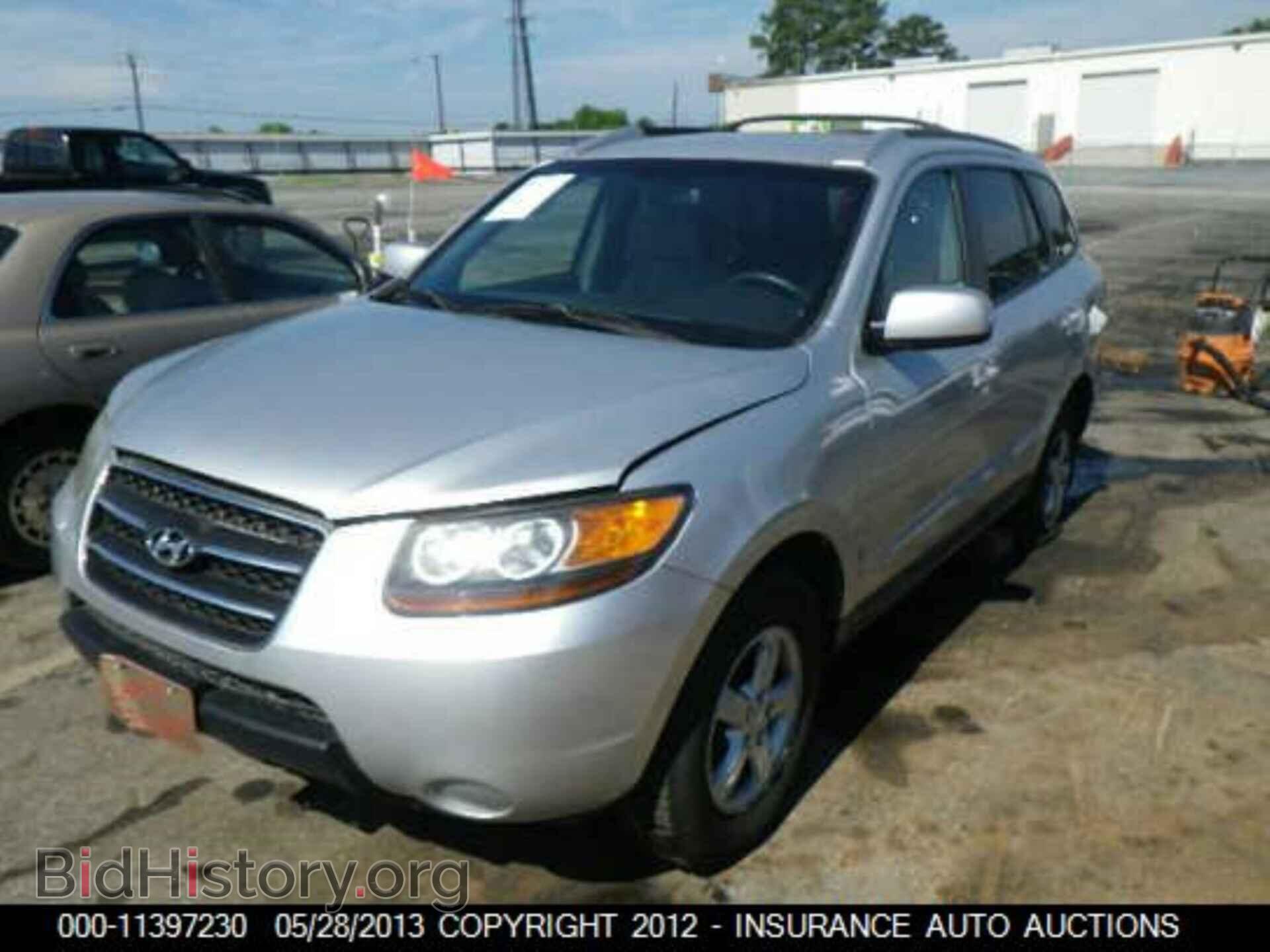 2007 HYUNDAI SANTA FE - VIN: 5NMSG13D97H065092 - Фото 2