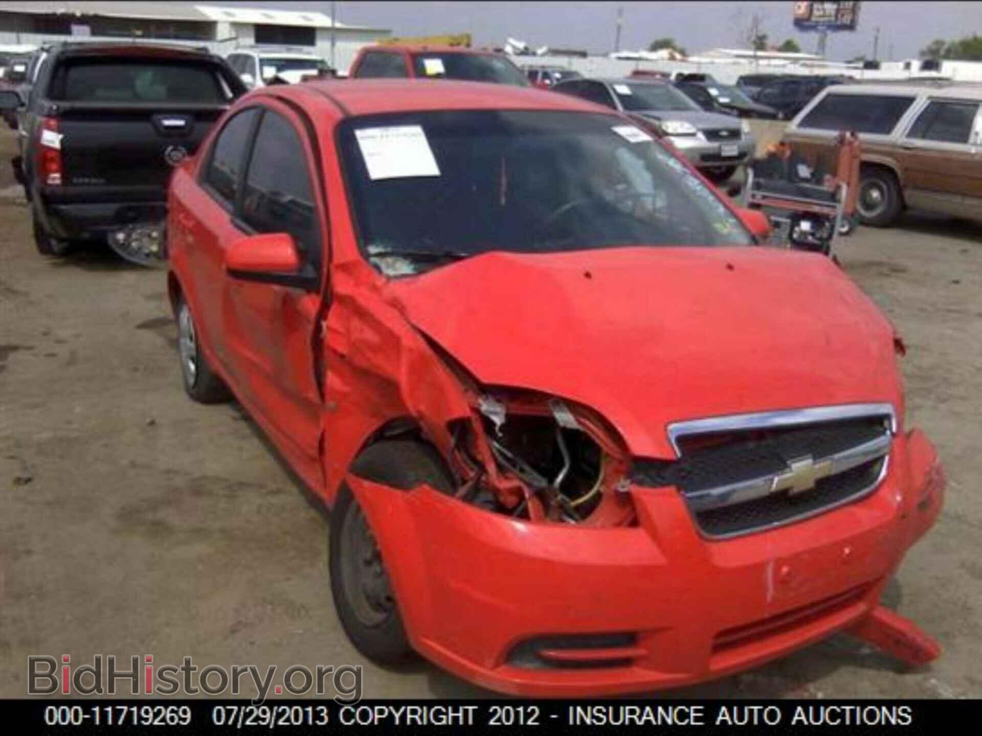 Фотография KL1TD56677B090540 - CHEVROLET AVEO 2007