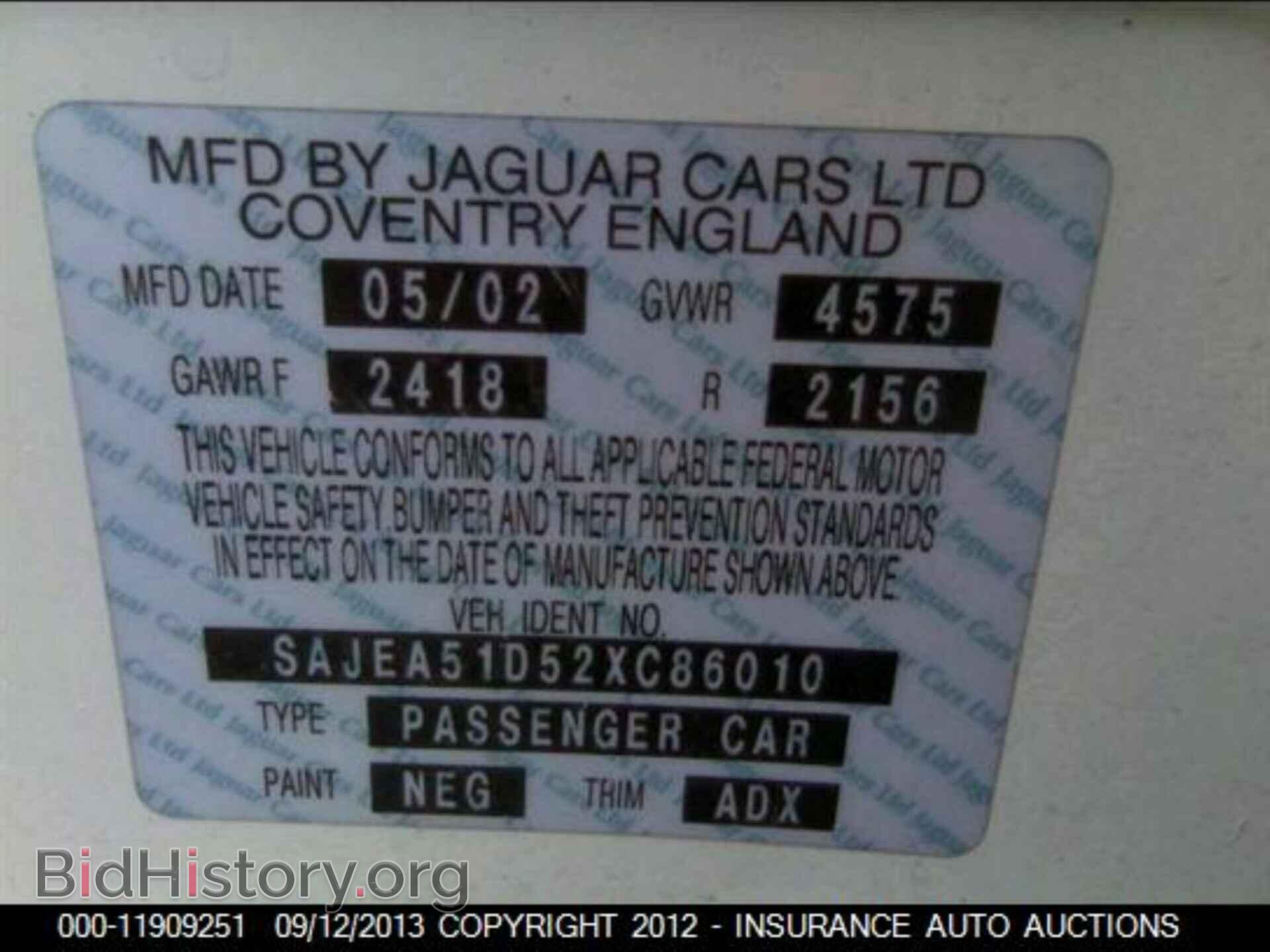 2002 Jaguar X-Type - VIN: SAJEA51D52XC86010 - Photo 9