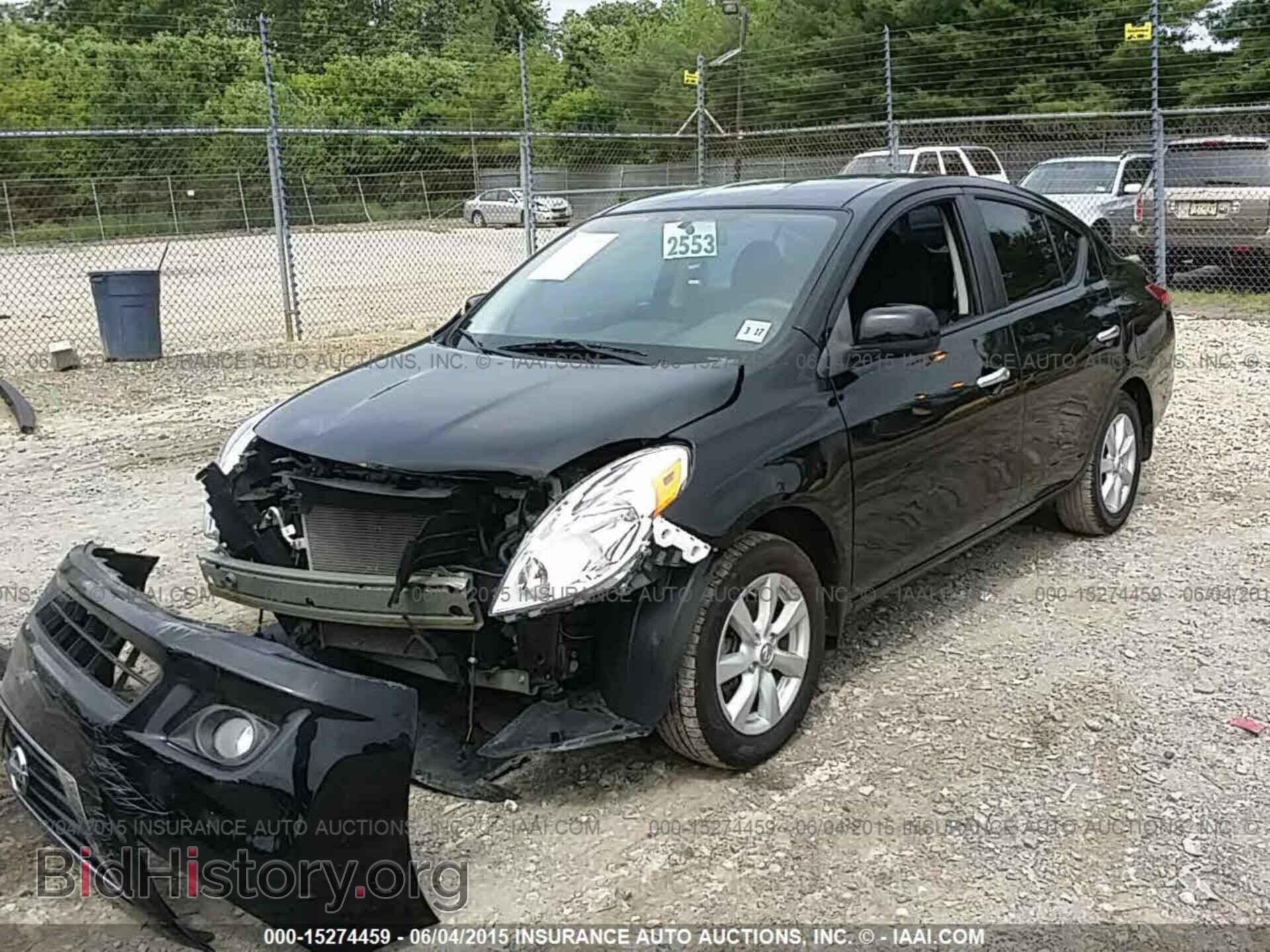 2012 Nissan Versa - VIN: 3N1CN7AP2CL889834 - Фото 2