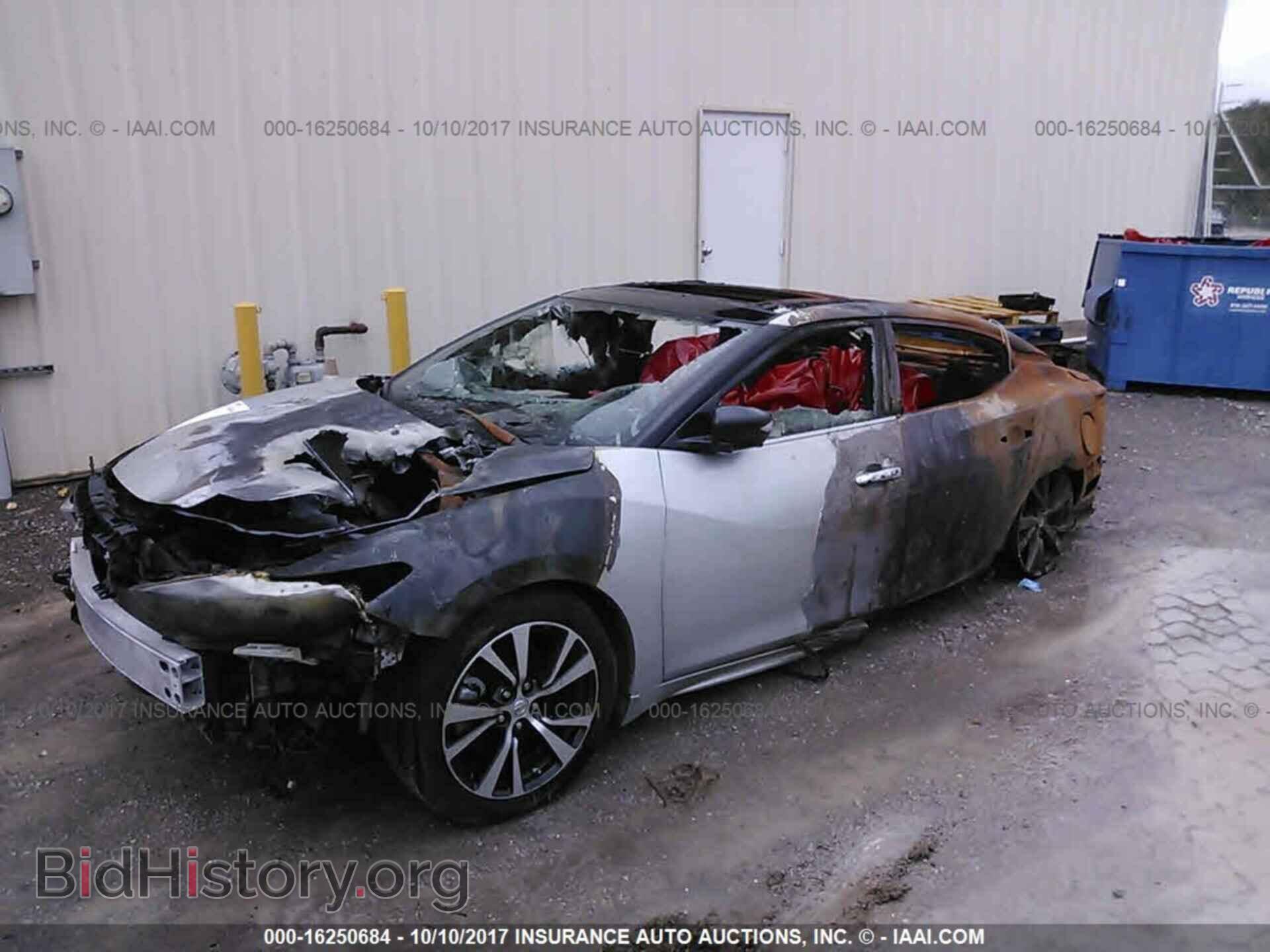 2016 Nissan Maxima - VIN: 1N4AA6AP1GC378181 - Фото 2