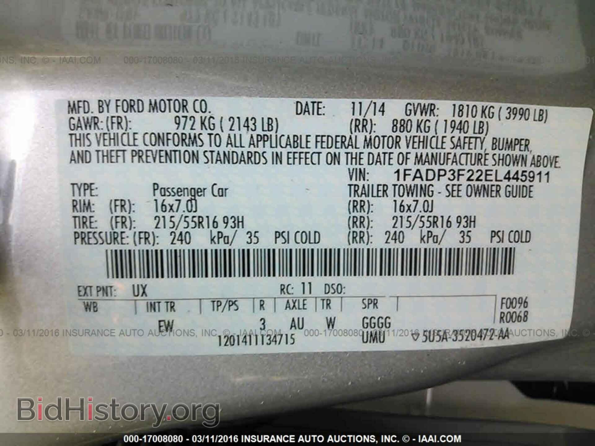 2014 Ford Focus - VIN: 1FADP3F22EL445911 - Photo 9