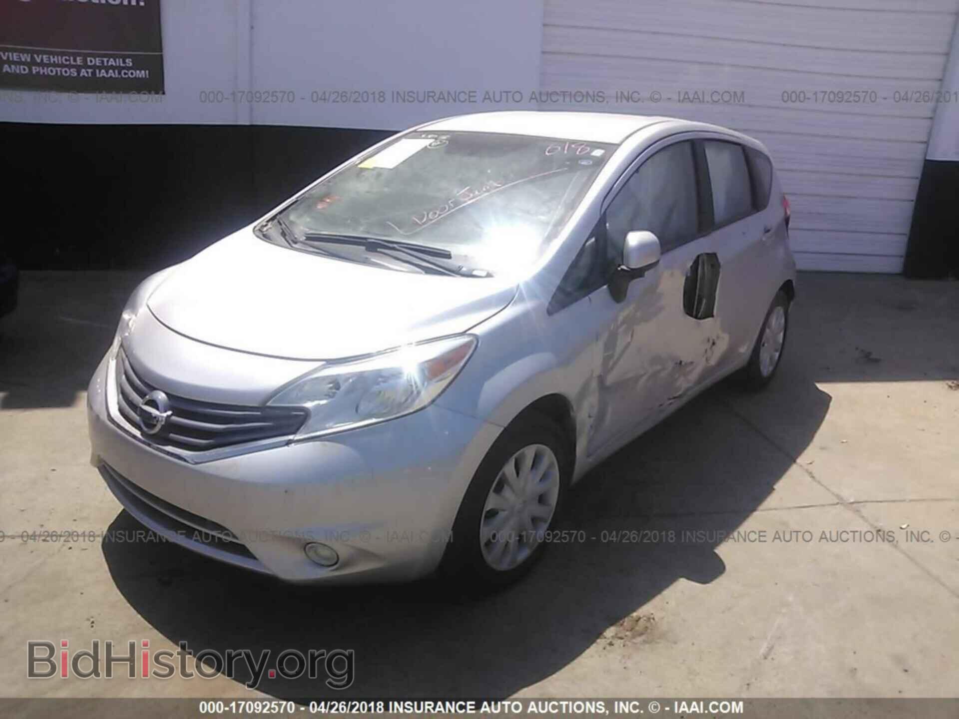 2014 Nissan Versa note - VIN: 3N1CE2CPXEL404987 - Фото 2
