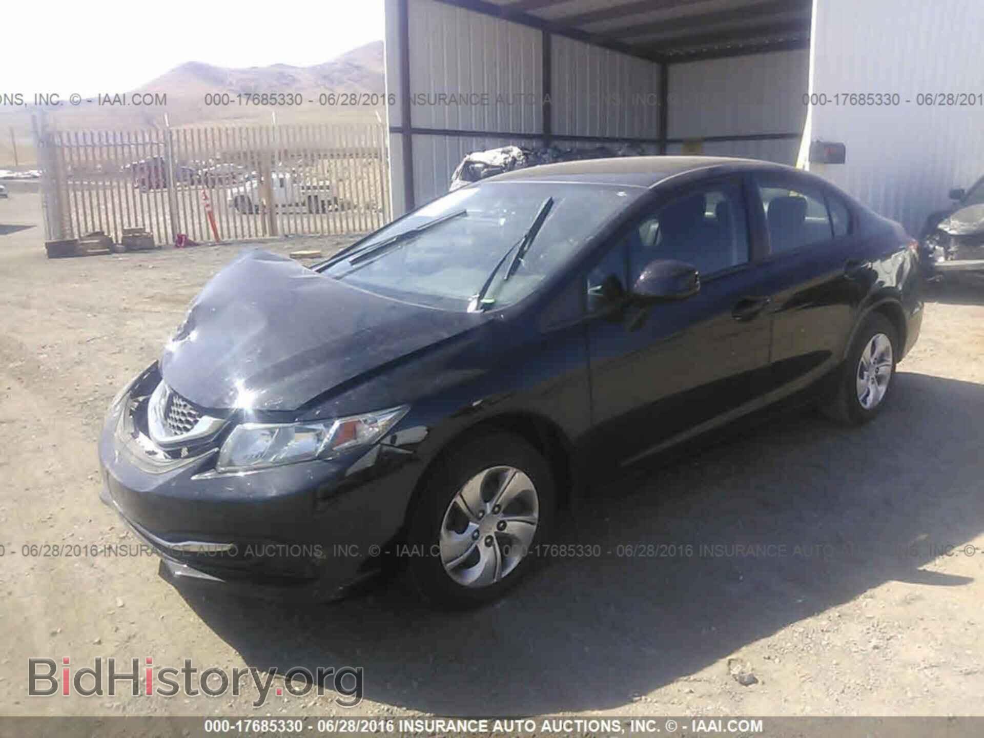 2013 Honda Civic - VIN: 19XFB2F54DE247974 - Фото 2