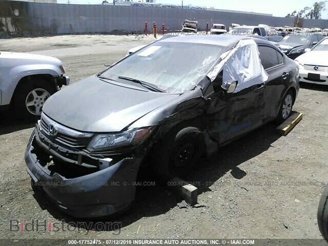 2012 Honda Civic - VIN: 2HGFB2F54CH311323 - Фото 2