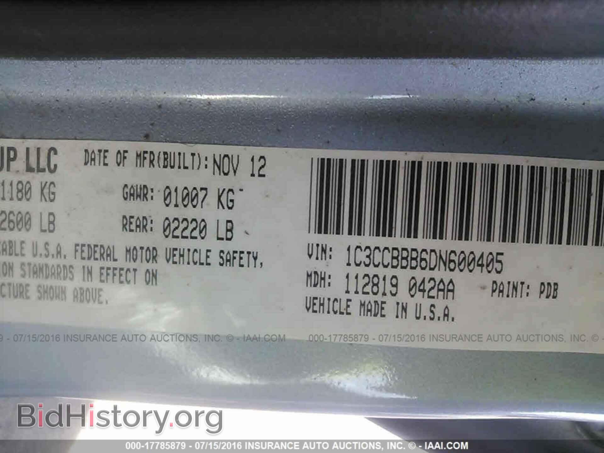2013 Chrysler 200 - VIN: 1C3CCBBB6DN600405 - Photo 9