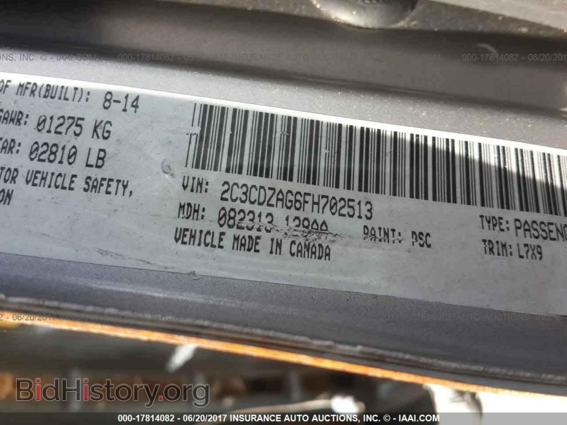 2015 Dodge Challenger - VIN: 2C3CDZAG6FH702513 - Photo 9