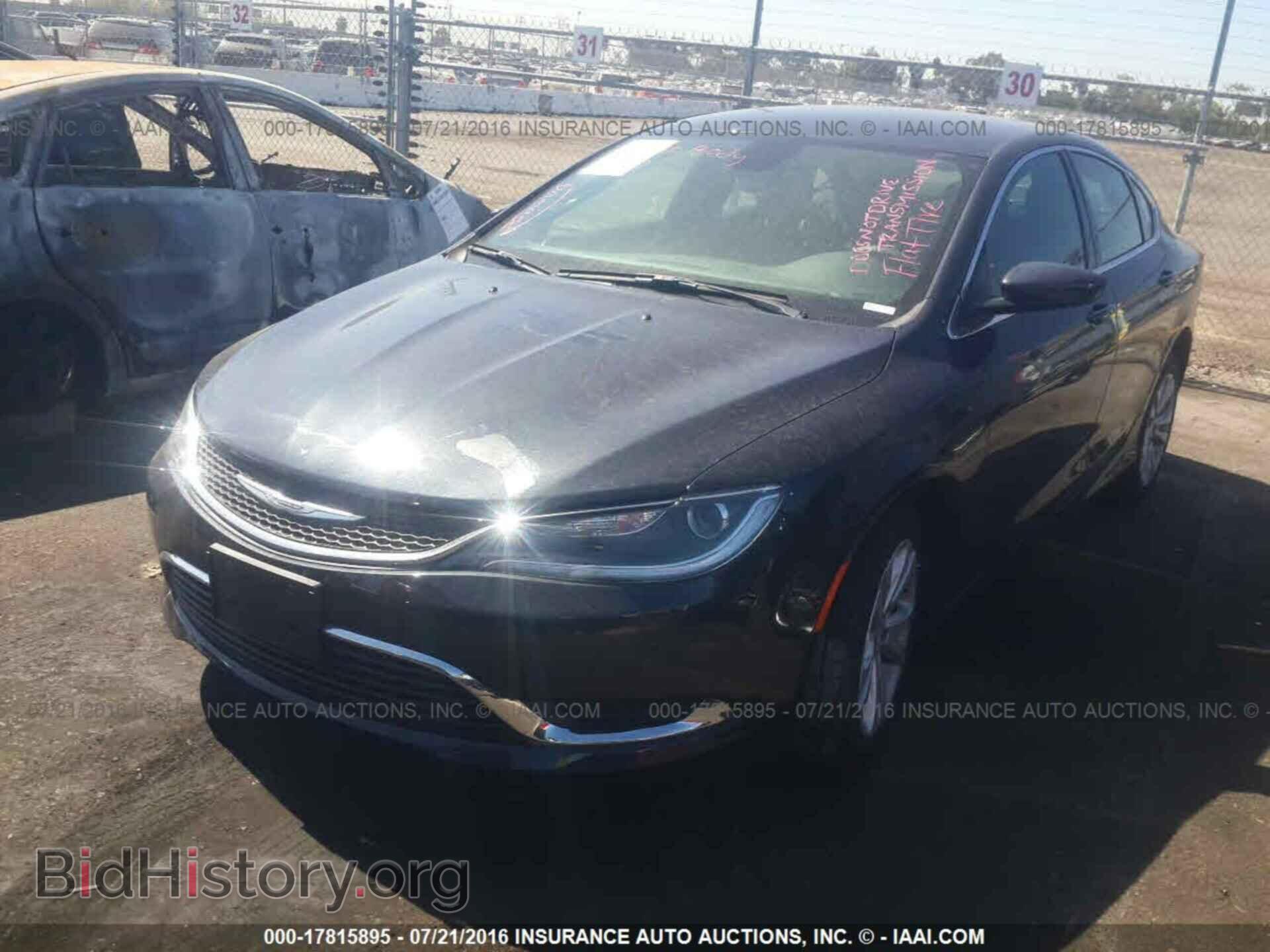 2016 Chrysler 200 - VIN: 1C3CCCAB9GN170803 - Photo 2