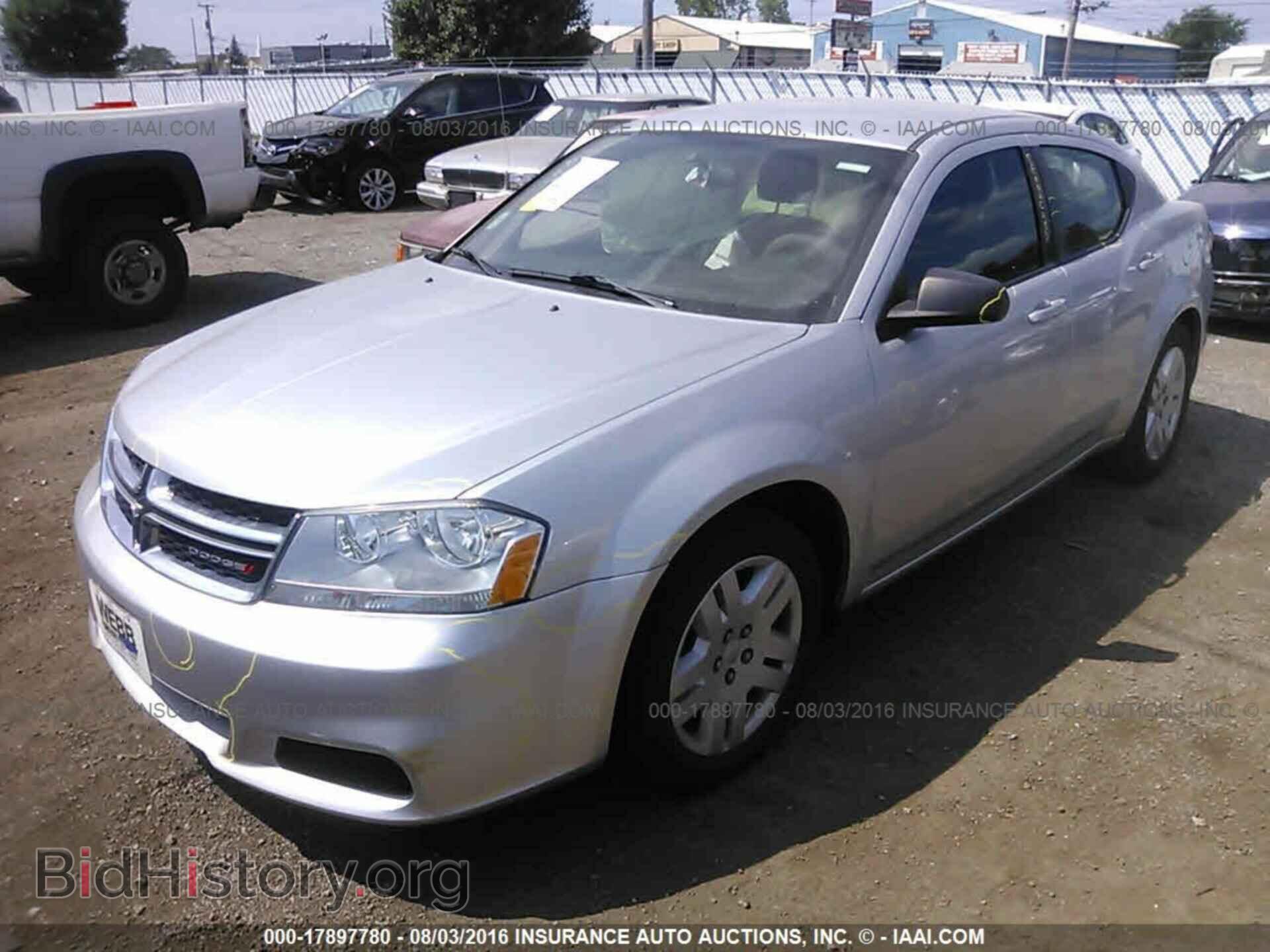 2012 Dodge Avenger - VIN: 1C3CDZAB6CN294182 - Фото 2