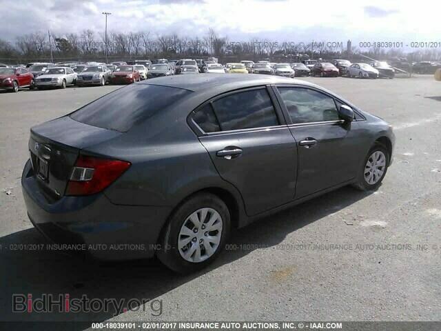 2012 Honda Civic - VIN: 2HGFB2F52CH610597 - Фото 4