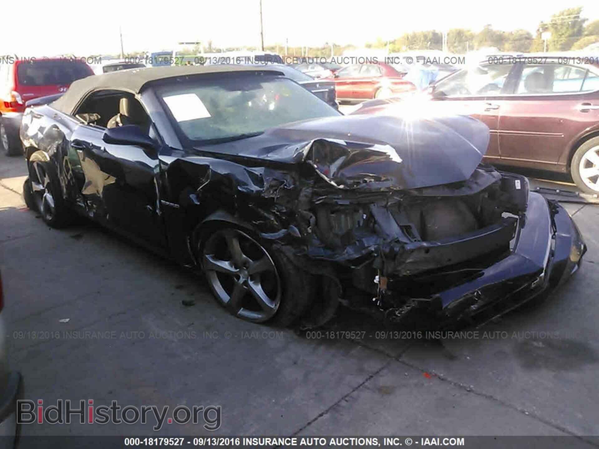 Фотография 2G1FB3D39E9163441 - CHEVROLET CAMARO 2014