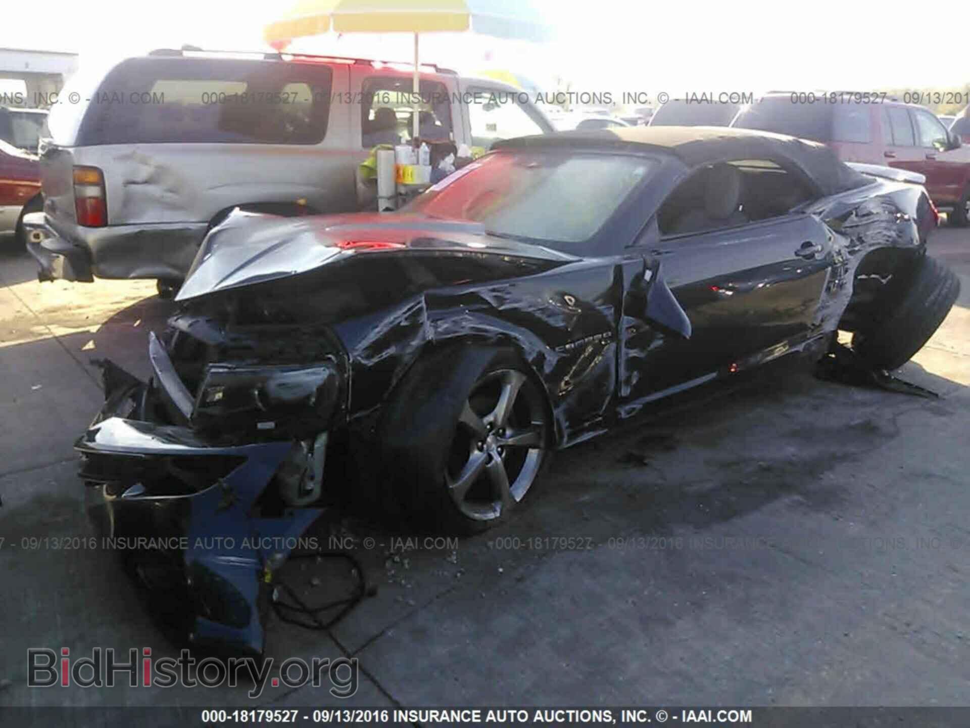 2014 CHEVROLET CAMARO - VIN: 2G1FB3D39E9163441 - Фото 2