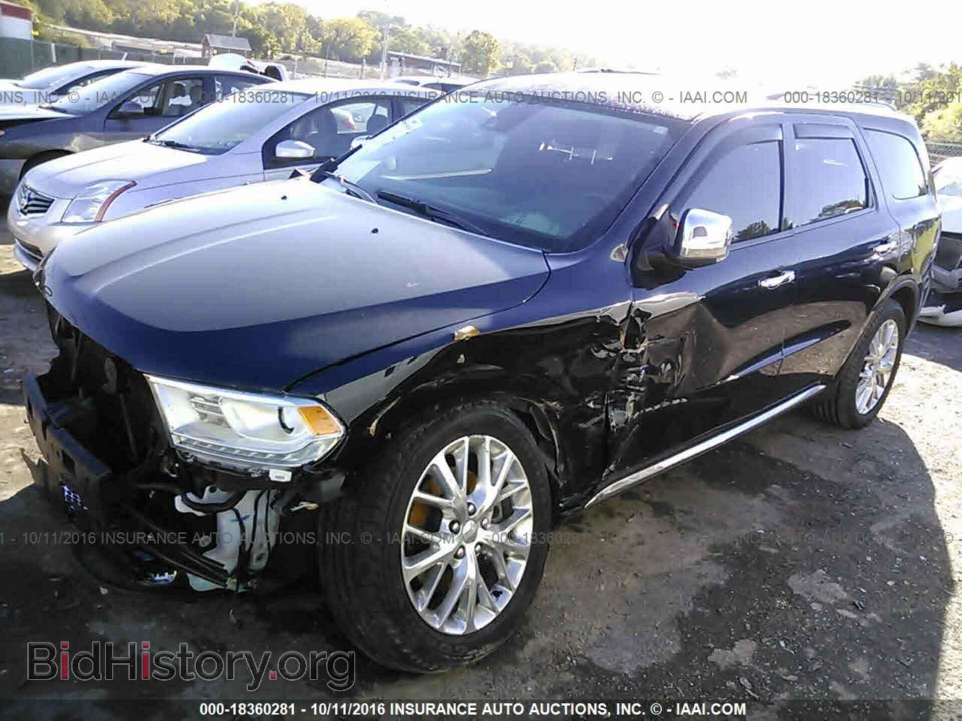 2014 Dodge Durango - VIN: 1C4RDJEG3EC349375 - Фото 2