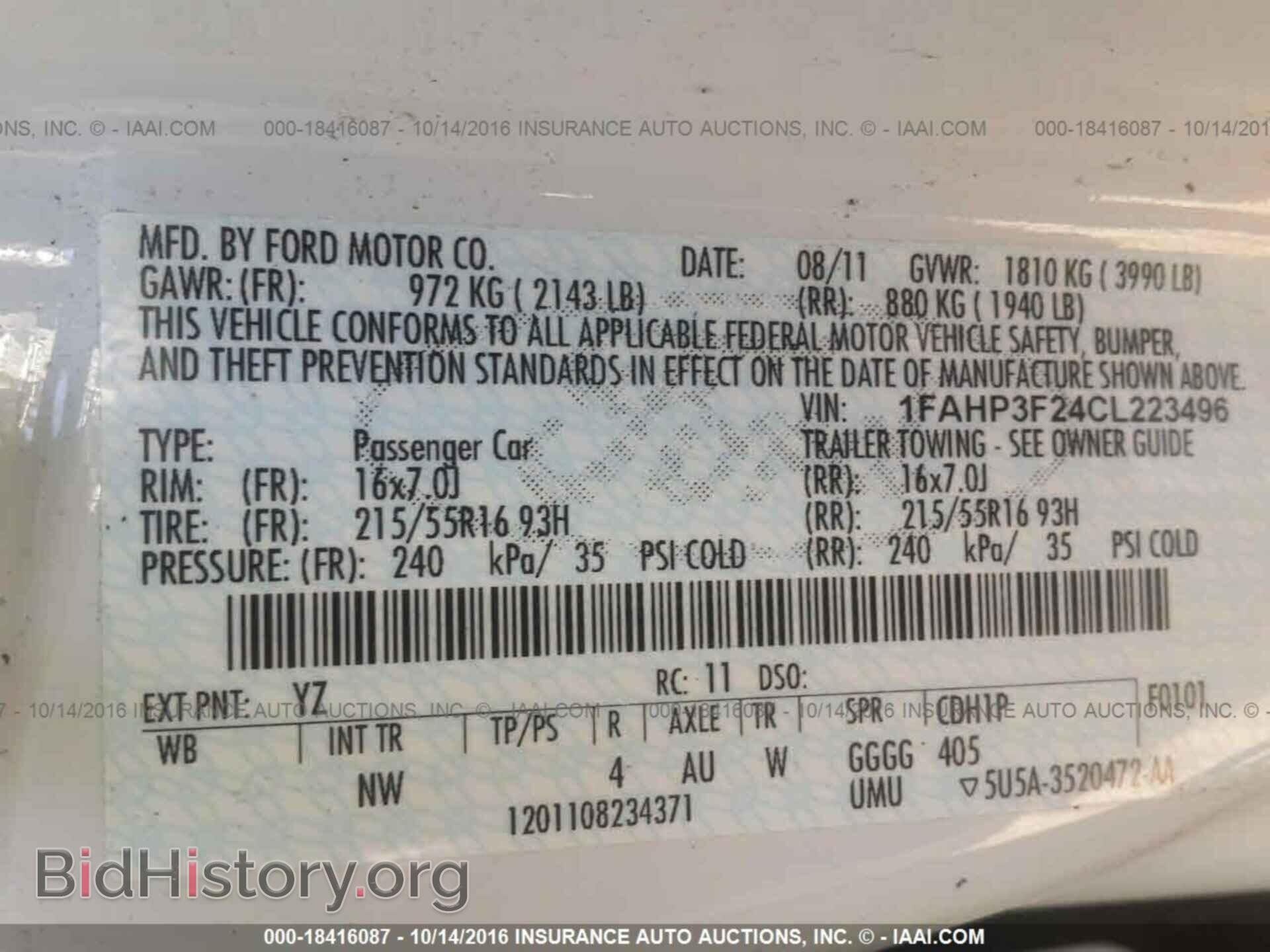 2012 Ford Focus - VIN: 1FAHP3F24CL223496 - Photo 9