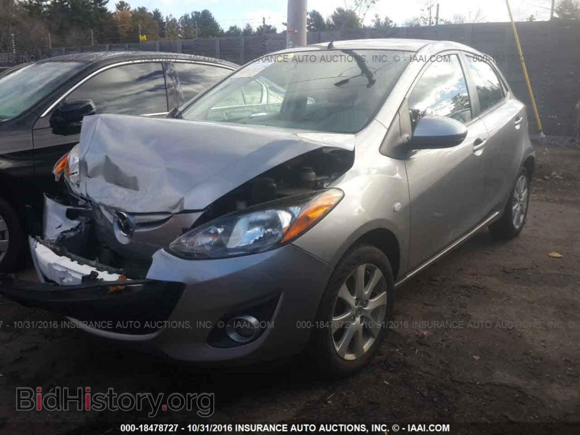 2011 MAZDA MAZDA2 - VIN: JM1DE1HZ4B0122066 - Фото 2