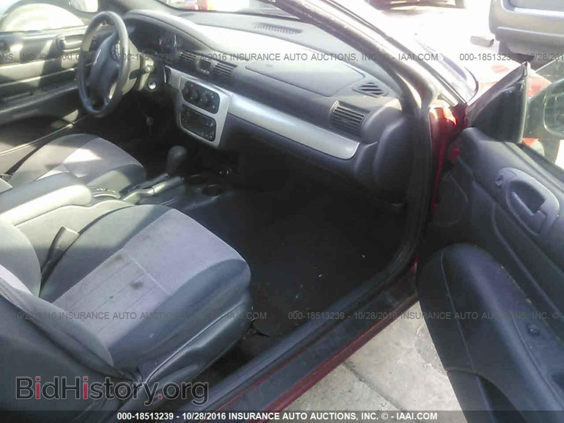 2006 CHRYSLER SEBRING - VIN: 1C3EL55R86N135292 - Фото 5