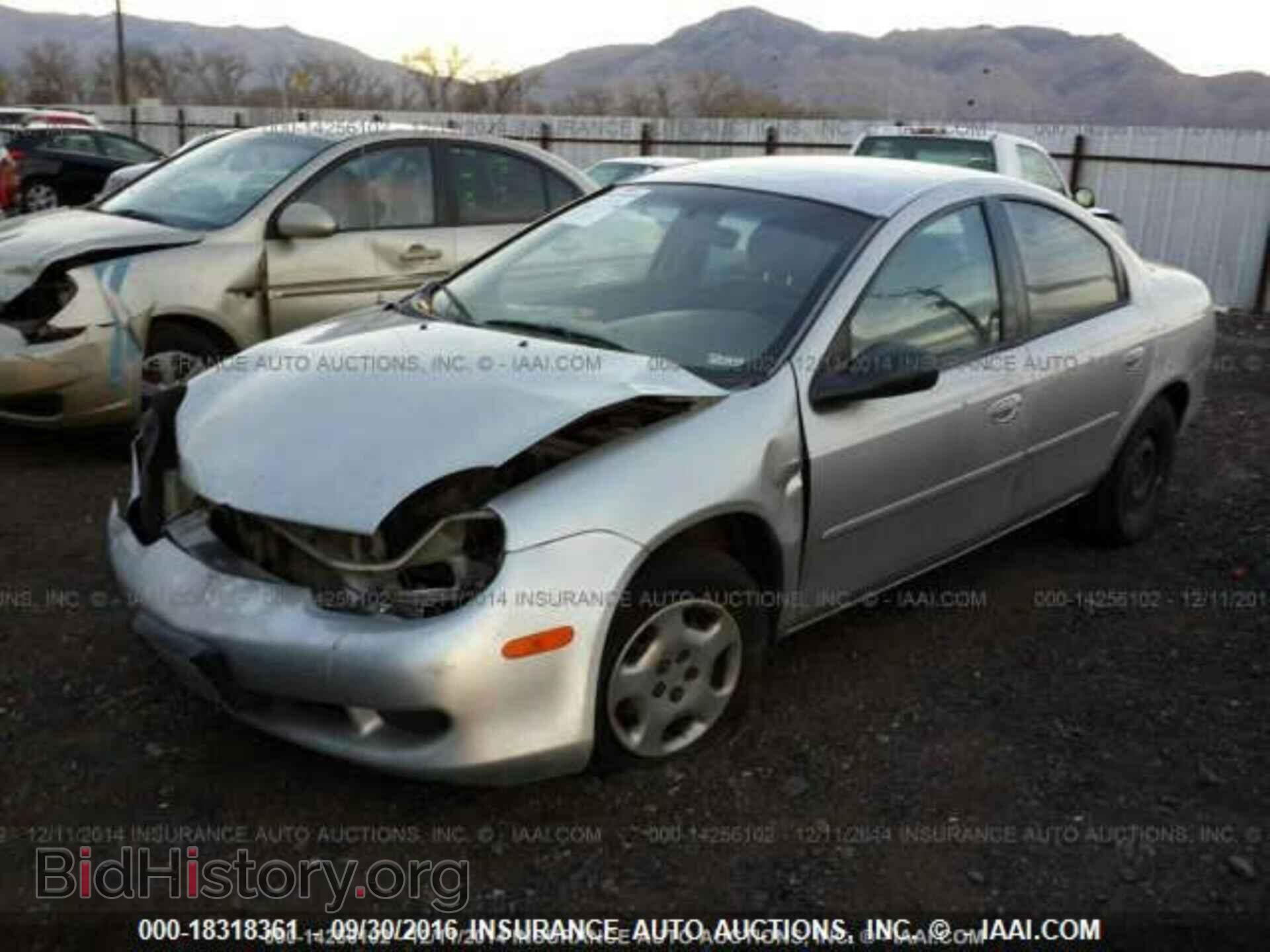 2001 DODGE NEON - VIN: 1B3ES46C01D244638 - Фото 2