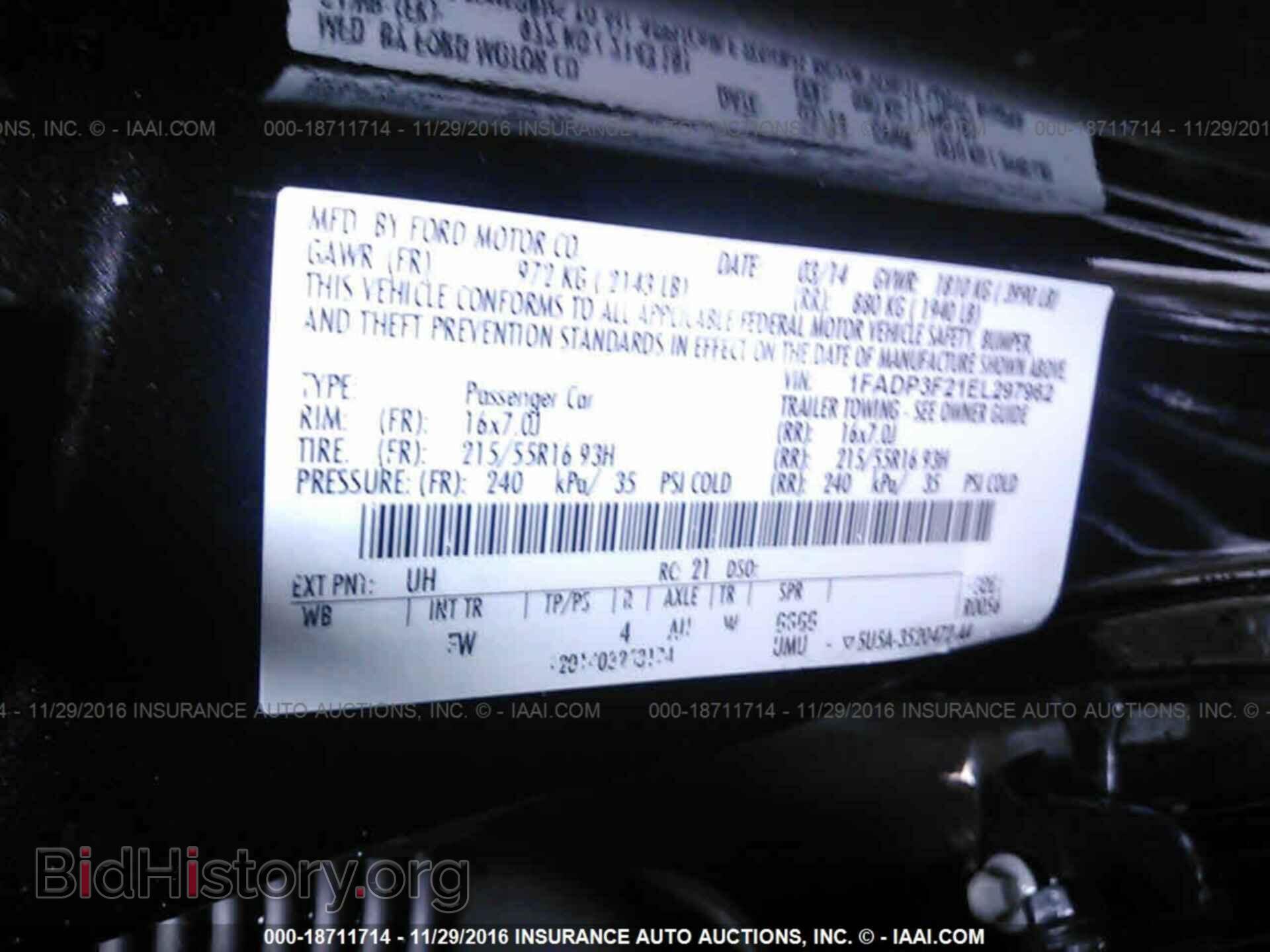 2014 FORD FOCUS - VIN: 1FADP3F21EL297962 - Photo 9