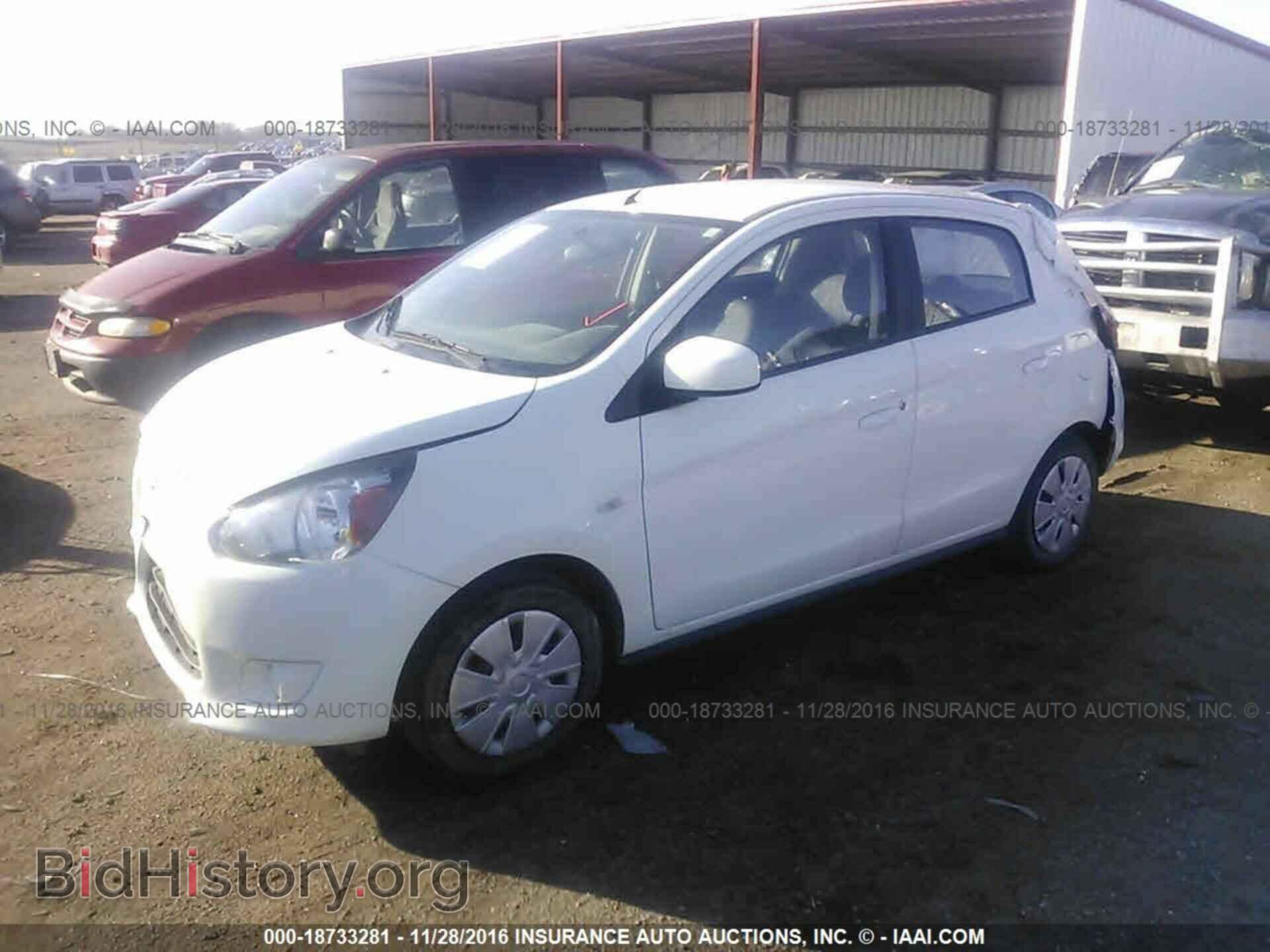 2014 Mitsubishi Mirage - VIN: ML32A3HJ3EH025300 - Фото 2