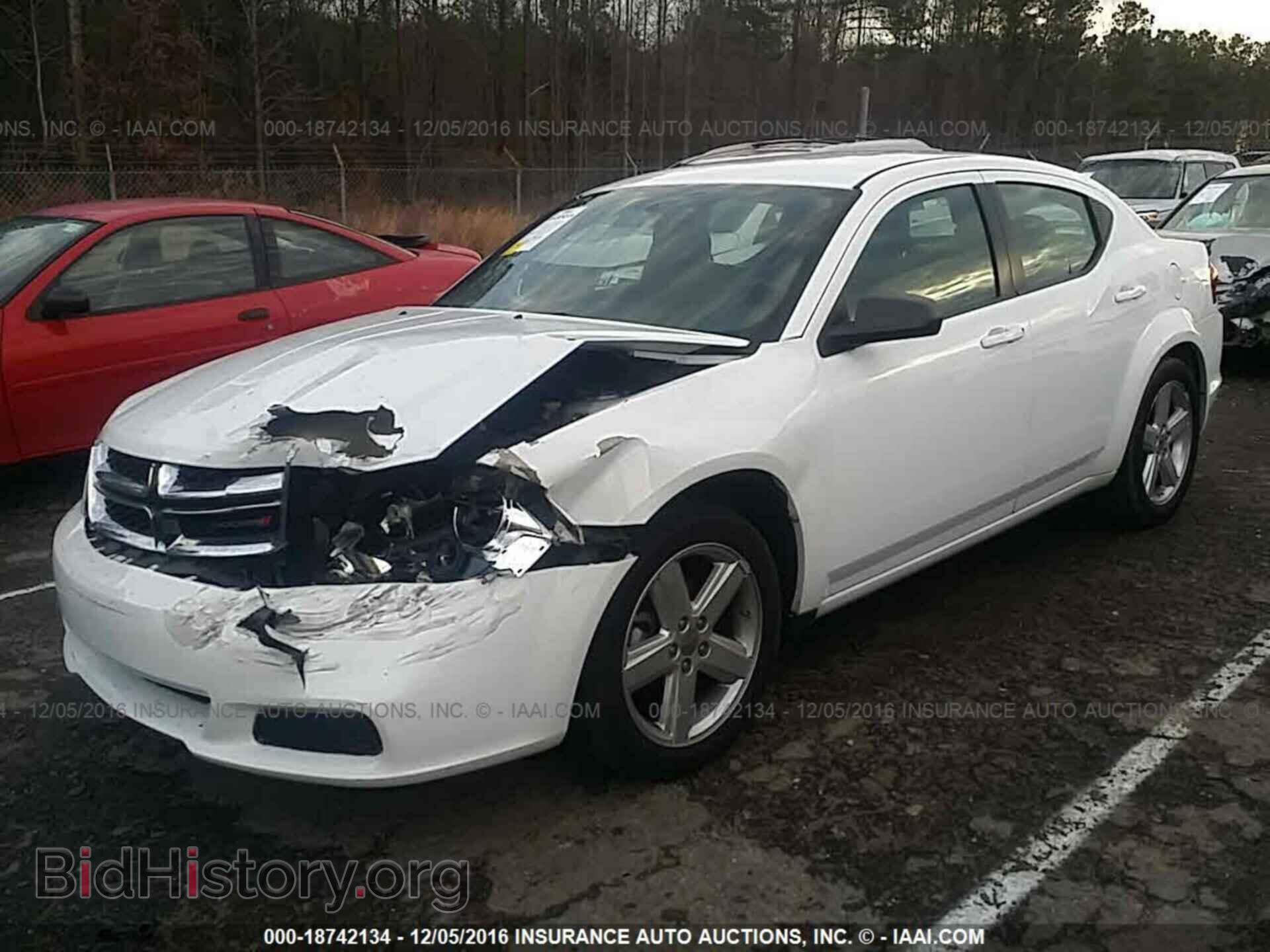 2013 Dodge Avenger - VIN: 1C3CDZAB2DN636907 - Фото 2