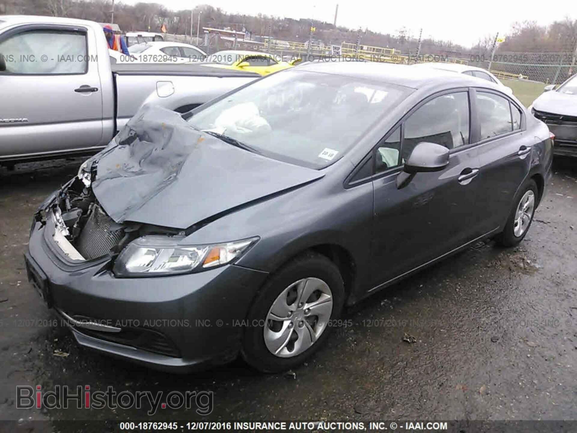 2013 Honda Civic - VIN: 19XFB2F51DE222403 - Фото 2