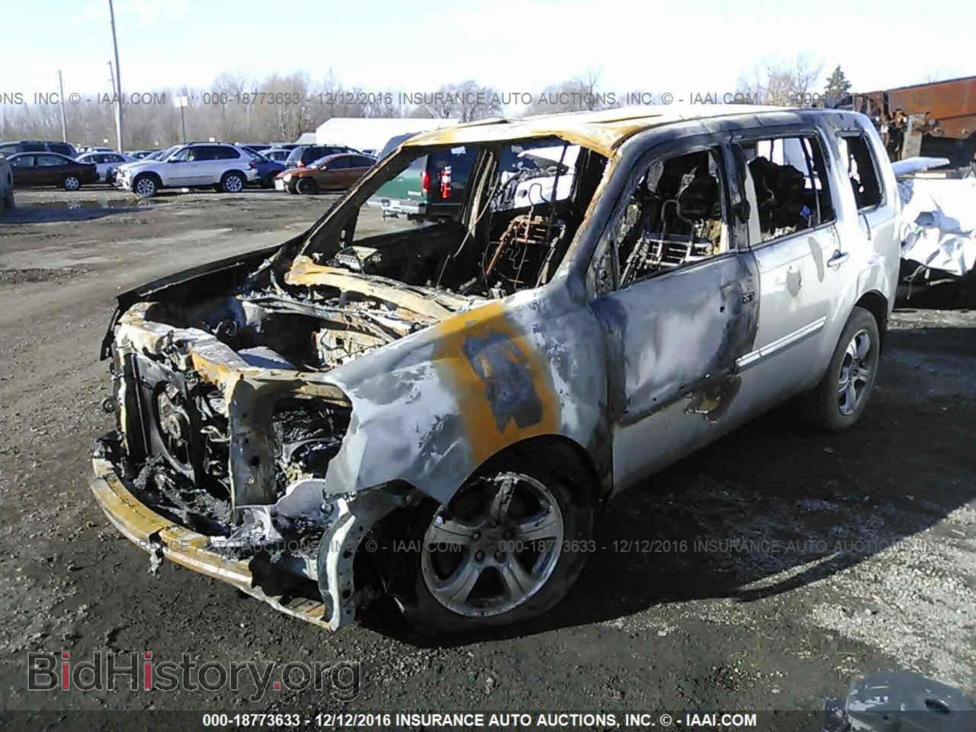 2013 Honda Pilot - VIN: 5FNYF3H69DB034201 - Фото 2